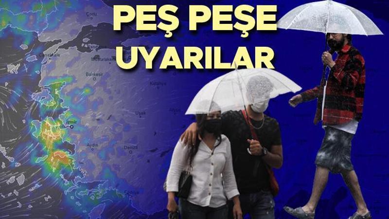 Meteoroloji'den sarı kodlu uyarı! Saat verildi: Kuvvetli olacak