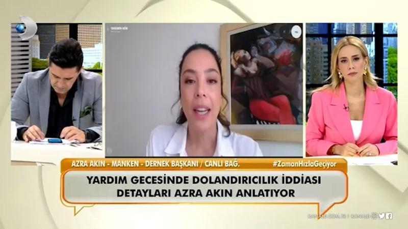 Azra Akın, yardım gecesinde dolandırıcılık iddiasını ilk kez canlı yayında anlattı!