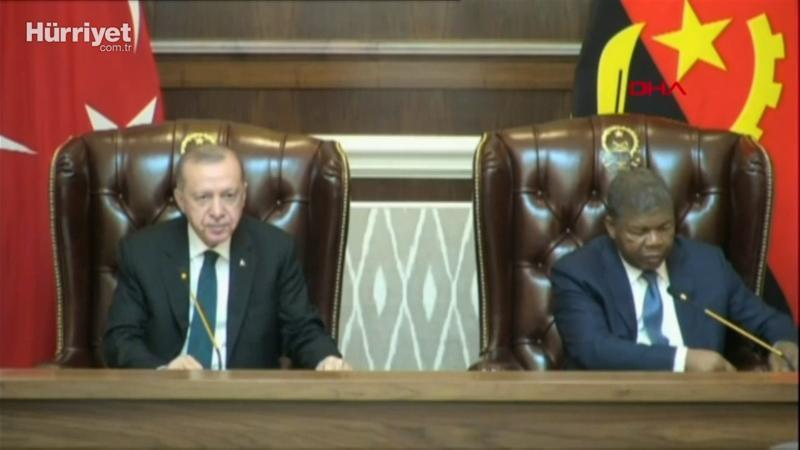 Cumhurbaşkanı Erdoğan, Angola'da