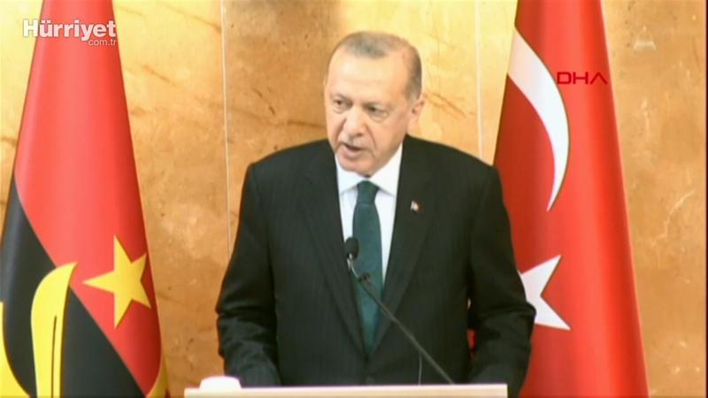 Cumhurbaşkanı Erdoğan, Angola Meclisi'ne hitap etti