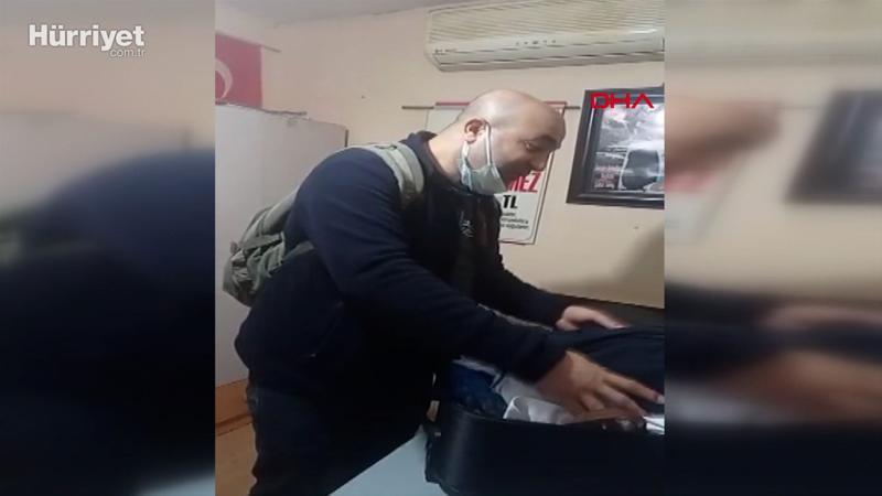 Sarıyer'de taksinin bagajında içinde 1 milyon 800 bin lira bulunan valiz unutuldu