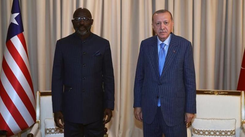 Cumhurbaşkanı Erdoğan, Liberya Devlet Başkanı Weah ile görüştü