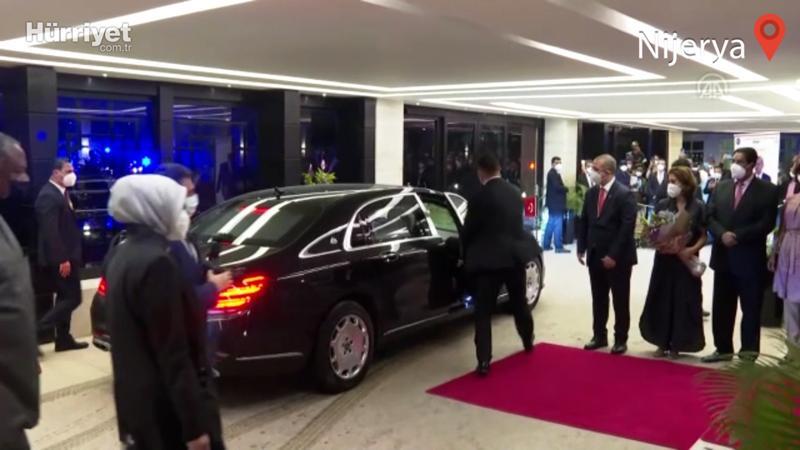 Cumhurbaşkanı Erdoğan Nijerya'da