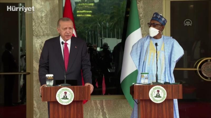 Cumhurbaşkanı Erdoğan, Nijerya'da konuştu