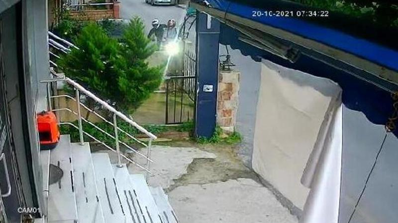 Ümraniye'de motosiklet hırsızlığı