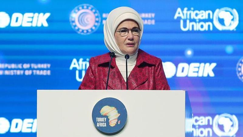 Emine Erdoğan "Türkiye-Afrika Kadın Liderlik Diyaloğu Paneli"nde konuştu