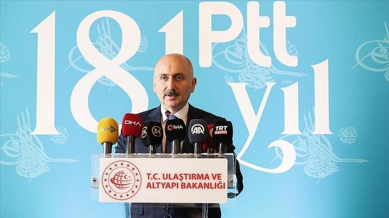 Ulaştırma ve Altyapı Bakanı Karaismailoğlu, PTT'nin 181. kuruluş yıldönümünü kutladı