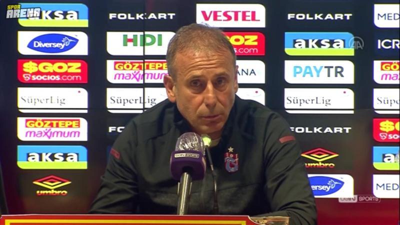 Trabzonspor Teknik Direktörü Abdullah Avcı, Göztepe maçının ardından konuştu