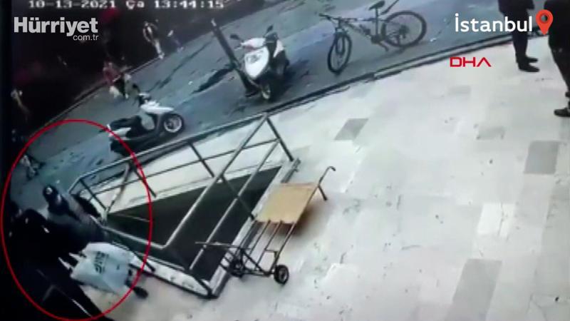 Güngören'de yankesicilere operasyon anı kamerada