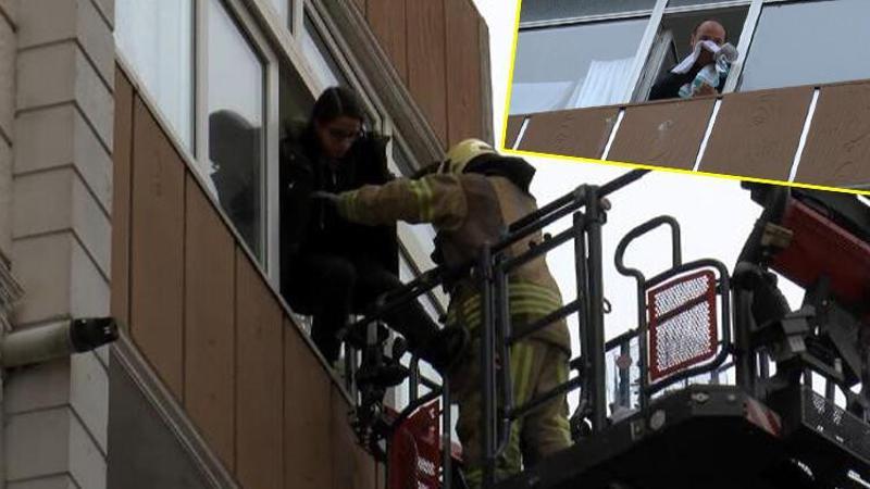 Esenler'de yangın! Binada mahsur kalan 10 kişi kurtarıldı