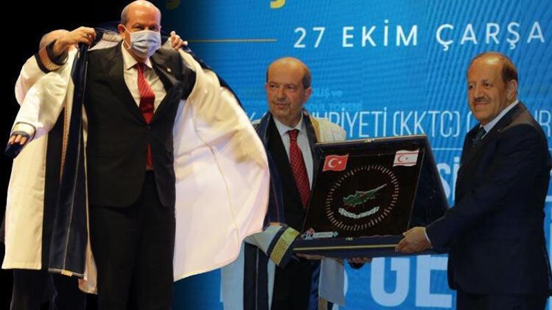 Ersin Tatar'a 'Fahri Doktora' unvanı verildi