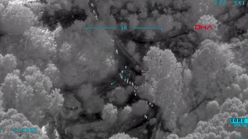 'UÇBEY'in ilk kez kullanıldığı operasyonda teröristler böyle vuruldu