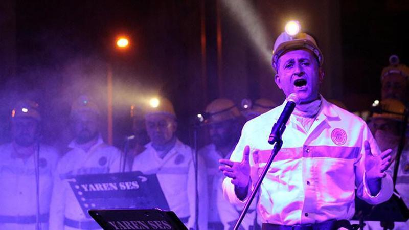 Madencilerden 29 Ekim'e özel konser