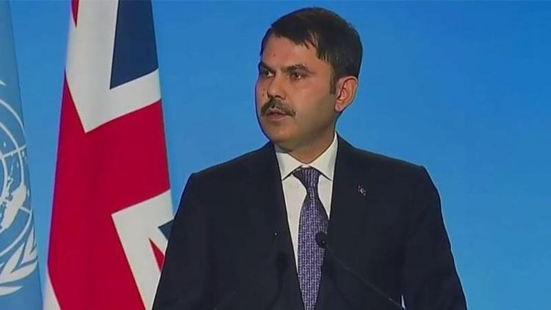 Bakan Murat Kurum, COP26 Zirvesi'nde konuştu