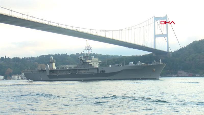 ABD'nin amiral gemisi Karadeniz'den ayrıldı
