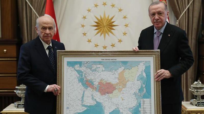 Cumhurbaşkanı Erdoğan, MHP Genel Başkanı Bahçeli'yi kabul etti