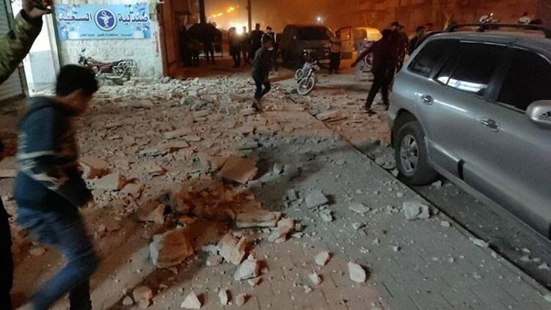 Afrin kent merkezine füzeli saldırı