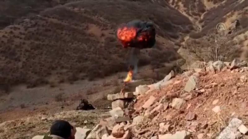 PKK'lı teröristlerce kullanılan 6 sığınak bulundu