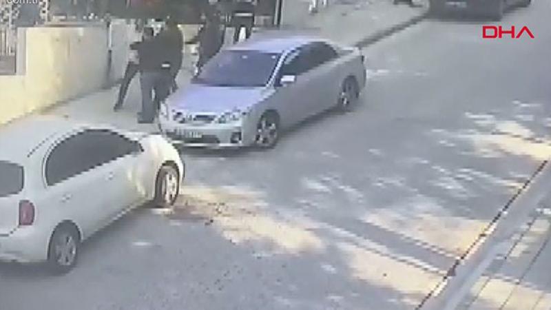 Küçükçekmece'de korku dolu anların görüntüsü ortaya çıktı