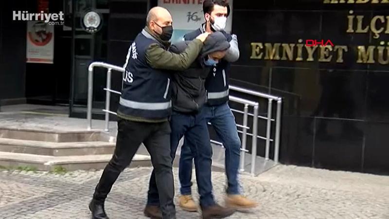 Metroda kadını bıçakla tehdit eden saldırgan adliyeye sevk edildi
