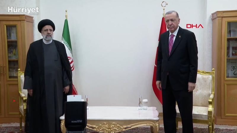Cumhurbaşkanı Erdoğan, İranlı mevkidaşı Reisi ile görüştü