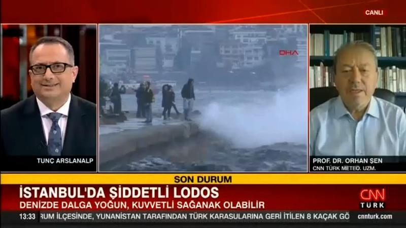 İstanbul'da şiddetli lodos