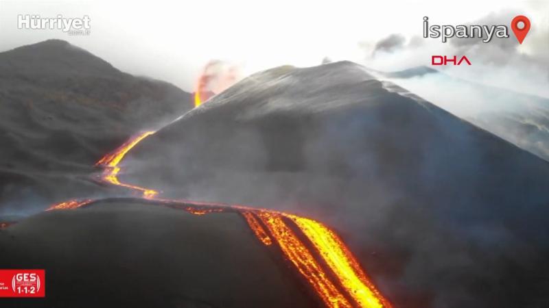 La Palma'daki yanardağda yeni lav çatlakları oluştu
