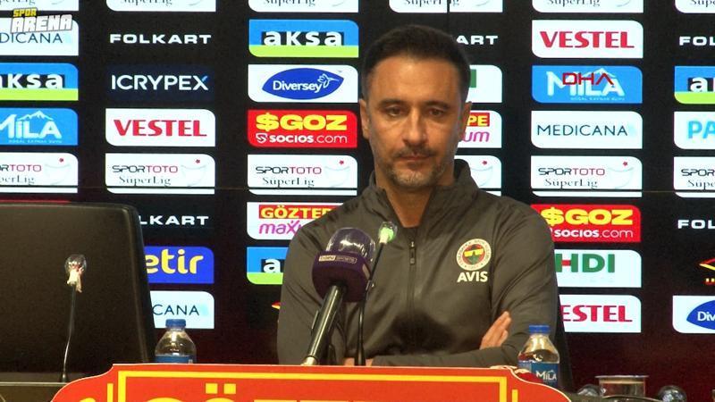 Fenerbahçe'de Pereira'dan 1-1'lik Göztepe maçı sonrası tartışılan sözler: ilk yarı kaliteli oyun oldu