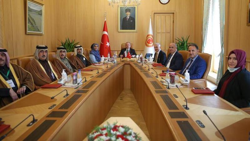 TBMM Başkanı Şentop, Katar heyetini kabul etti