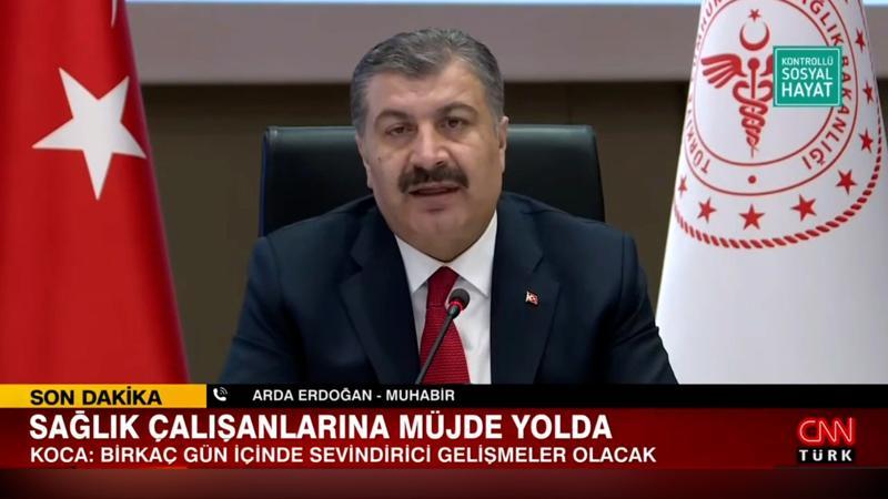Sağlık Bakanı Fahrettin Koca açıklamalarda bulundu