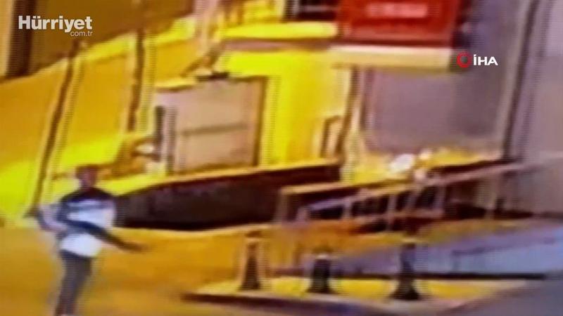 Tuzla'daki lüks sitede pompalı tüfek dehşeti kamerada