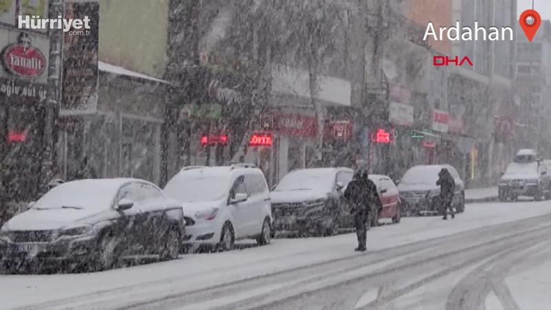 Ardahan beyaza büründü