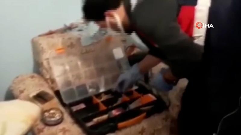 Jandarmadan silah imalathanesine baskın: 1 gözaltı