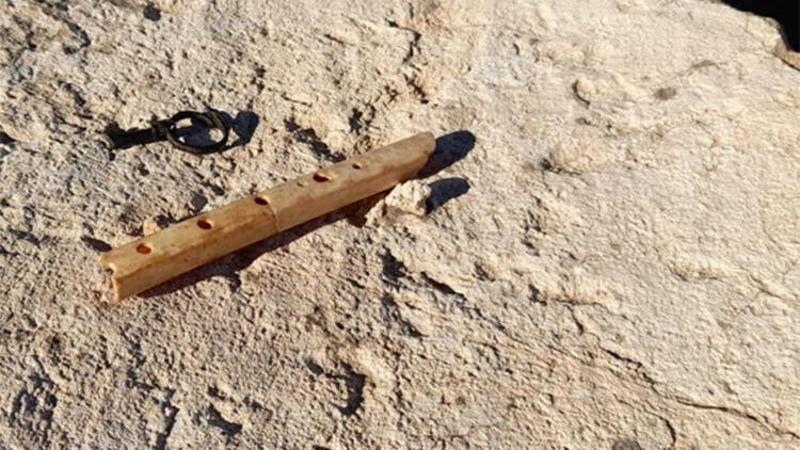 Diyarbakır'da Zerzevan Kalesi’nde 1600 yıllık flüt ve bronz anahtarlı yüzük bulundu