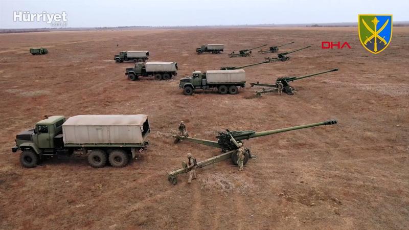 Ukrayna, Kırım'ın kuzeyinde askeri tatbikat yaptı