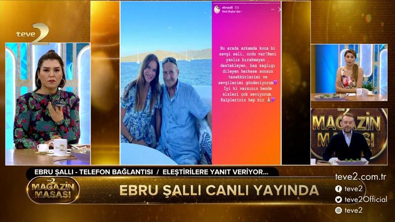 Babasını kaybeden Ebru Şallı, sosyal medya paylaşımları nedeniyle kendisini eleştirenlere yanıt verdi