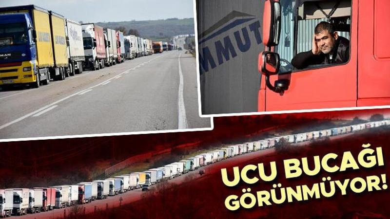 Hamzabeyli Sınır Kapısı'nda 19 kilometrelik TIR kuyruğu