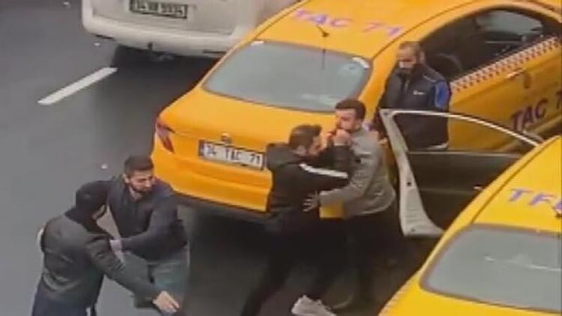 Beşiktaş'ta kazanın ardından yaşanan kavga kameraya yansıdı
