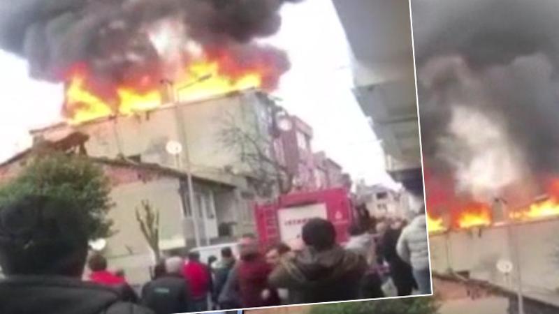 Bağcılar'da bir binada patlama