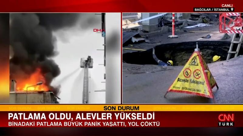 Bağcılar'da binadaki patlama büyük paniğe yol açtı