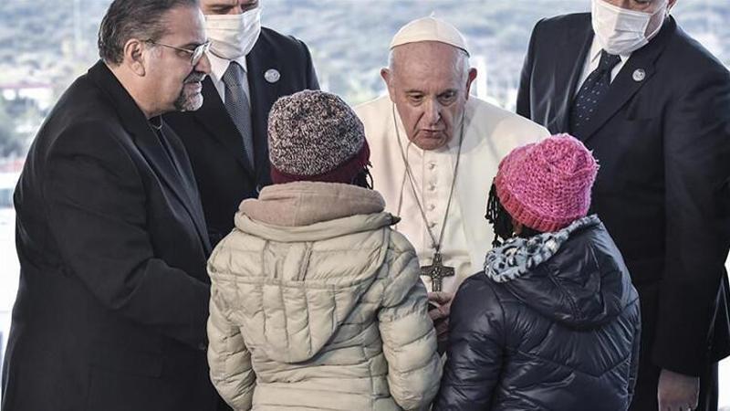 Katolik Kilisesi lideri Papa Francesco, Yunanistan ziyaretinde bulundu