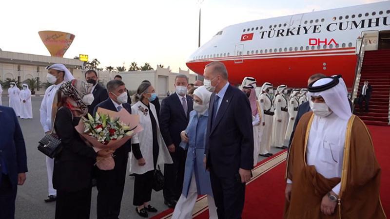 Cumhurbaşkanı Erdoğan, Katar'da