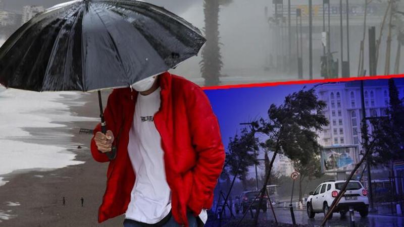 Antalya'da lodos etkili oluyor! Denizde dev dalgalar oluştu