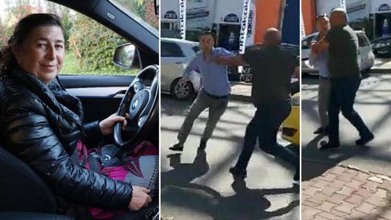 Kadın taksi şoförüne 'satırlı saldırı' iddiası