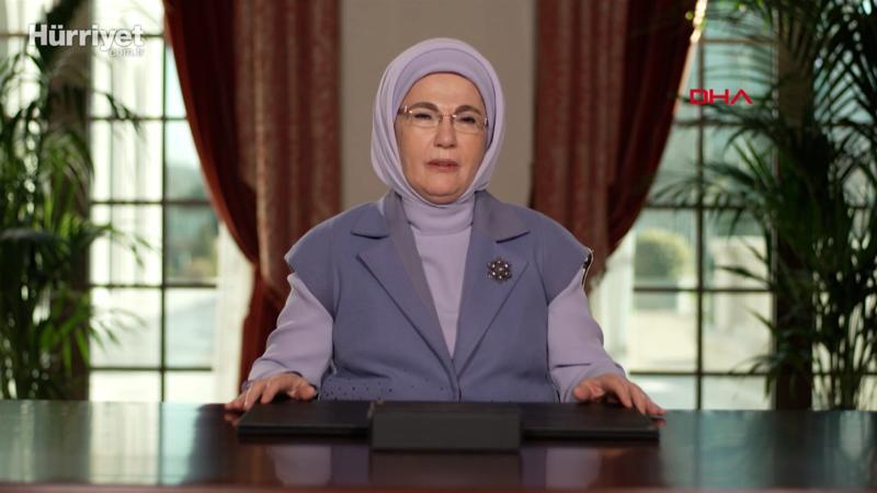 Emine Erdoğan, 12. Boğaziçi Zirvesi'ne video mesaj gönderdi