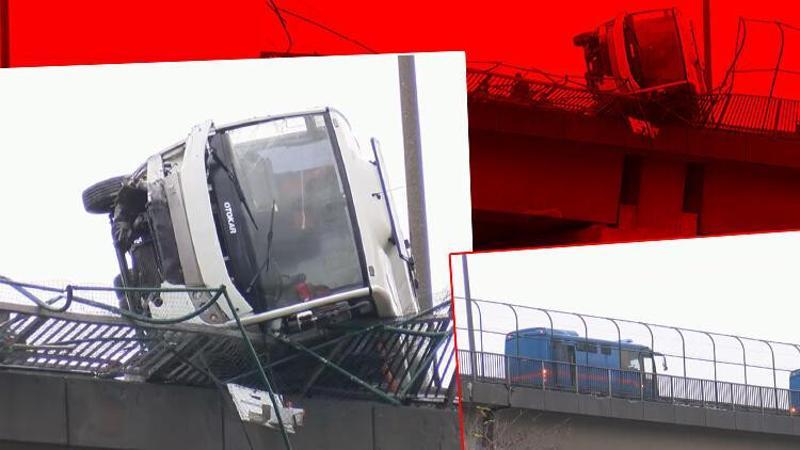 Viyadükte korku dolu anlar
