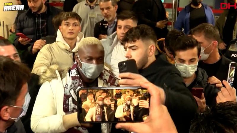 Bordo mavili takımın yeni transferi Kouassi Trabzon'a geldi