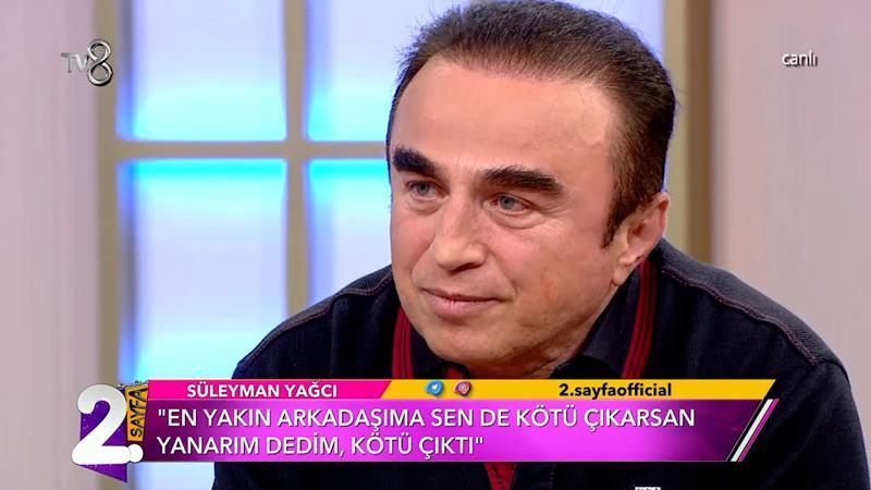 Oyuncu Süleyman Yağcı'nın gözyaşları...