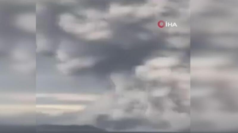 Hunga Ha'apai adasındaki yanardağda patlama