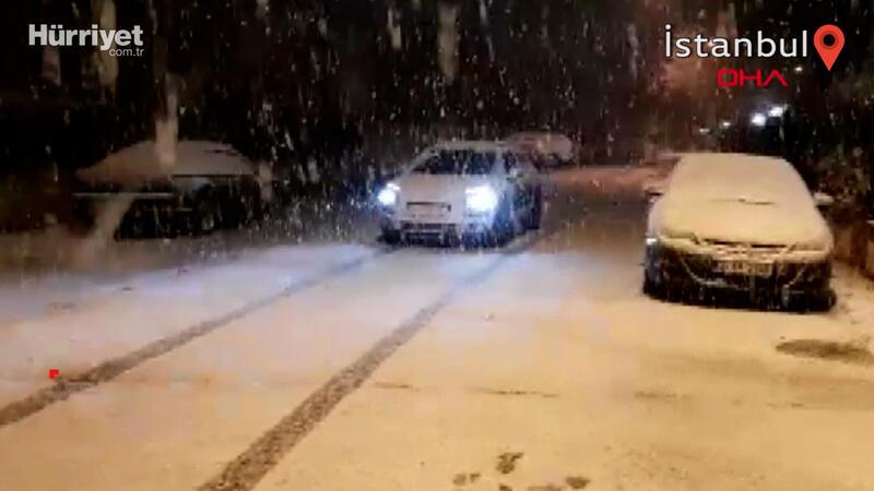 İstanbul’da kar yağış etkili olmaya başladı